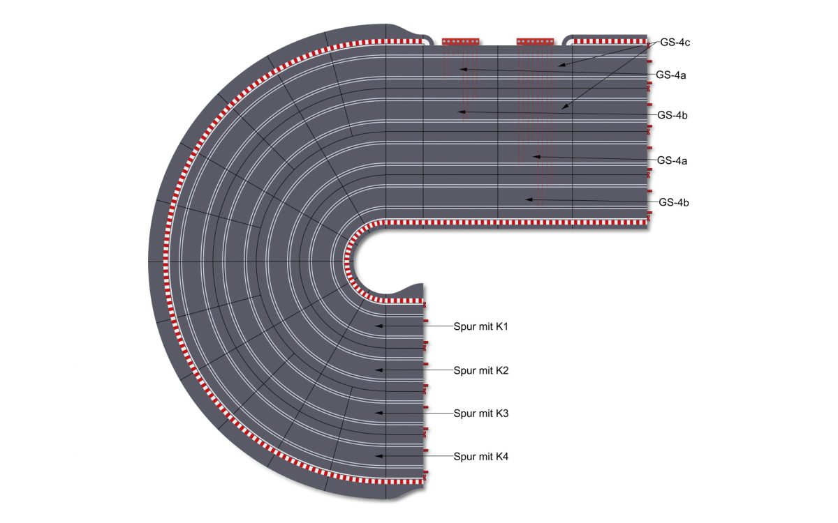 Gesamtansicht-Kurve-8-Spur - Harrel Racing Standard